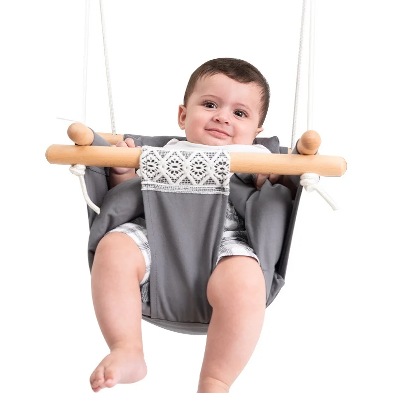 مقعد أرجوحة قماشي بلاستيكي آمن من TOPIND للأطفال للاستخدام الداخلي والخارجي والحديقة والمغامرة في الحديقة #5