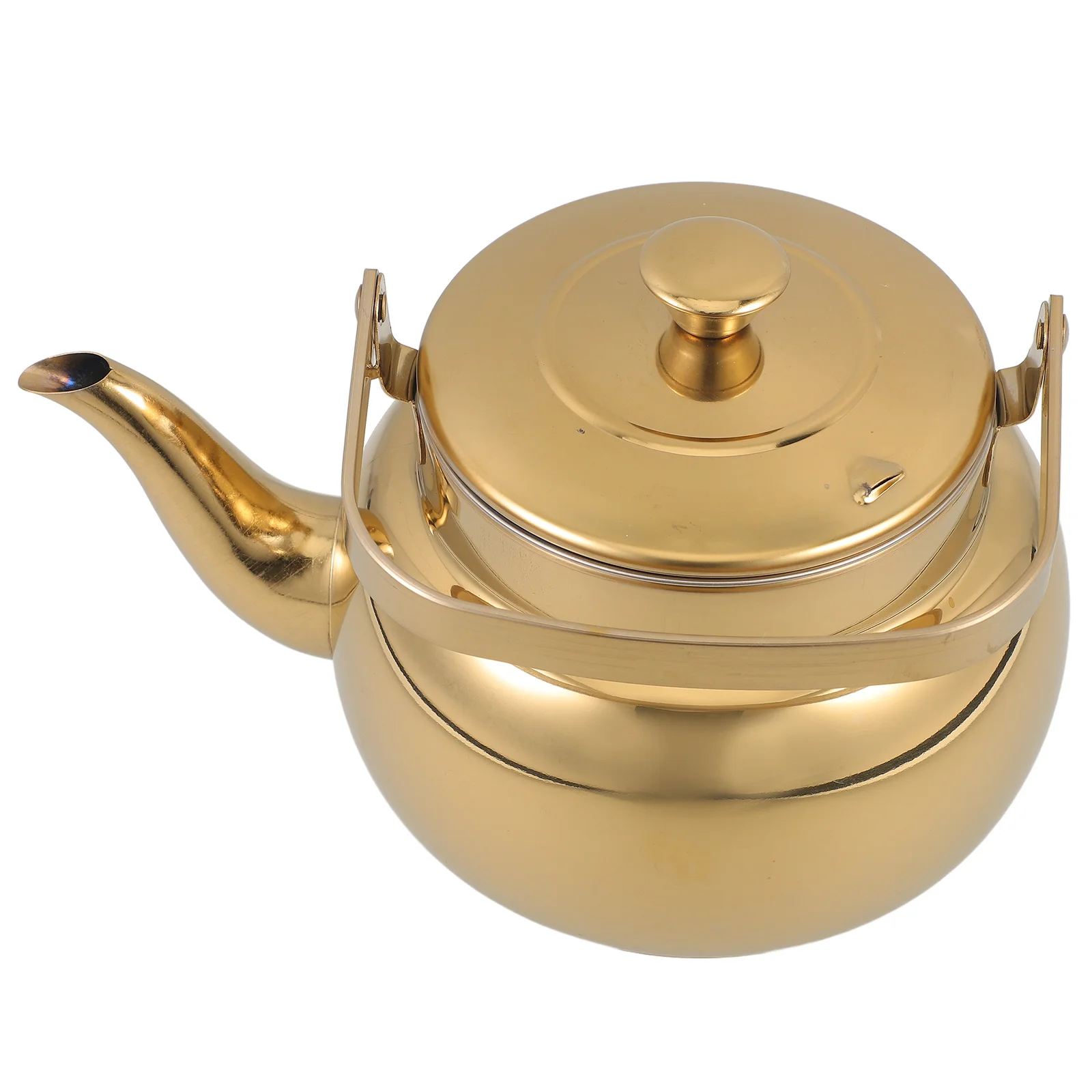 

1pcs Stainless Steel Tea Kettle 2.5L Water Boiling Kettle For Home Kitchen Use Heat Resistant Handle Induction Gas Stove