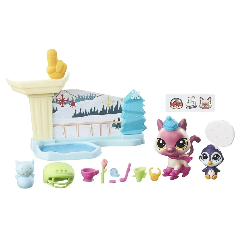 Hasbro-Boneca da Coleção de Animais de Olhos Grandes, Figura Móvel, Cabeça Simulada, Brincar de Crianças, Presentes Bonitos, Toy of Q Pet