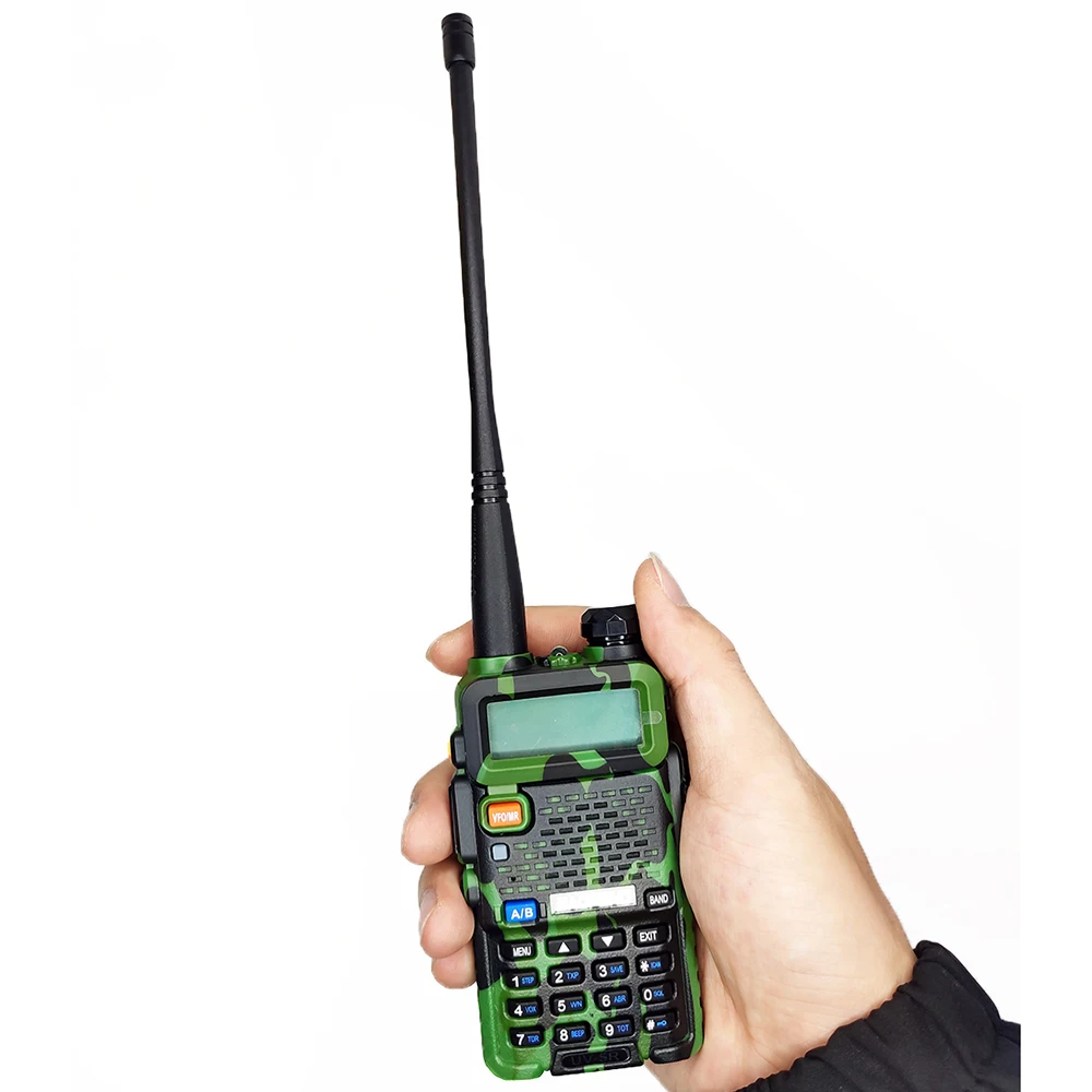 BAOFENG 오리지널 UV-5R 위장 워키토키 BF-UV5R, 휴대용 양방향 라디오, 5W 듀얼 밴드, 128CH, 1800mAh 무선 커뮤니케이터