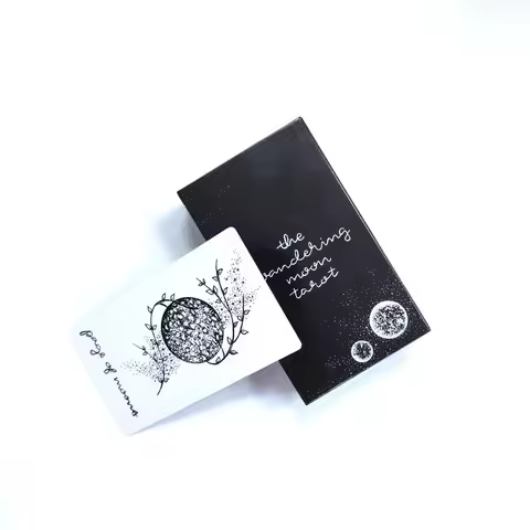 Wandering Moon Tarot Deck 78 Pcs Tarot Cards 12*7cm