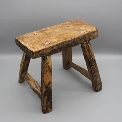 Old Chinese Kitchen Stool, Small Bathroom Bench, Kid Chair