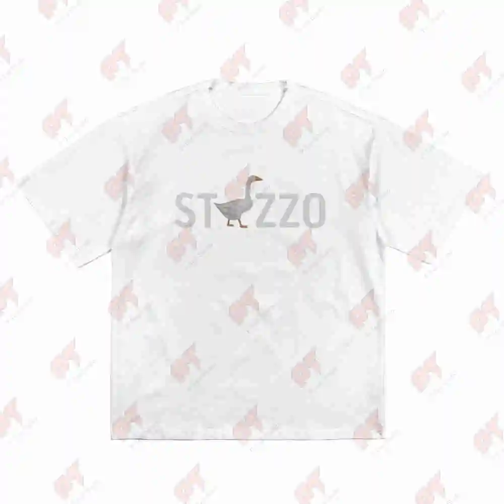Stocazzo Italian St Tzzo Syndicate Lettering Short Sleeve Tee 100% Cotton T-Shirt