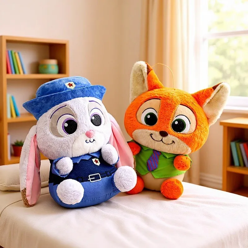

Zootopia Judy Hopps and Nick Wilde Peripheral Dolls, Plush Material, Exquisite Details.