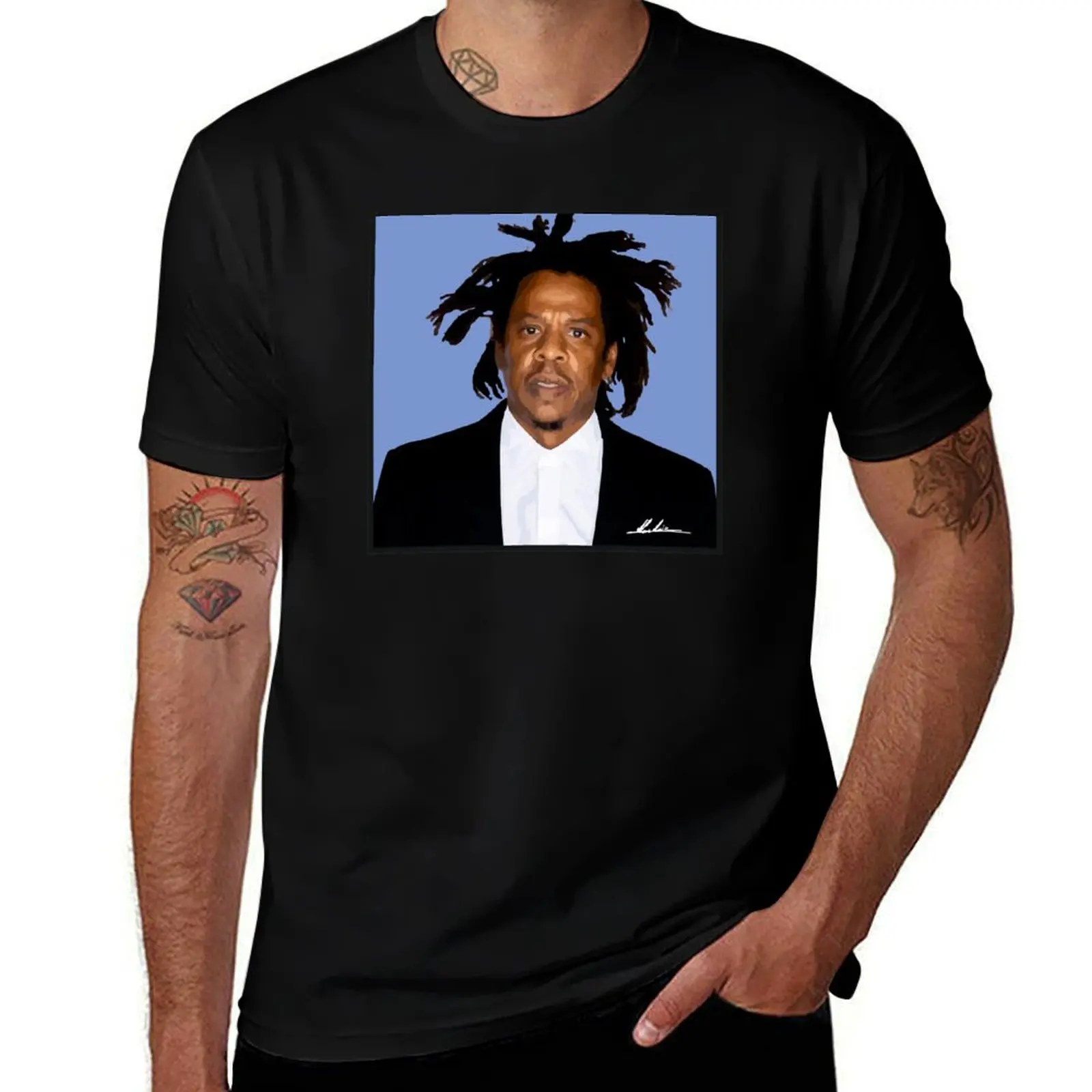

Jay-Z T-Shirt Street Art Print Tee Shirt
