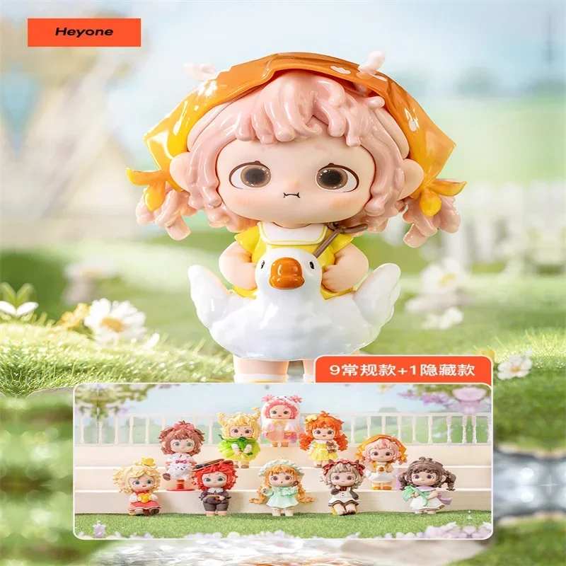 Heyone Fufu Today's Mood Clear Series Woolly Girl Blind Box Toys Cute Figure 2024 New Mystery Box Desktop Ornament Model Gifts