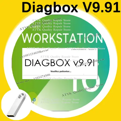 Diagbox 9.91 VM Version L-exia PP2000 Diagnostic Software Diagbox 9 91 OBD2 Scanner Auto Repair Code Reader Program
