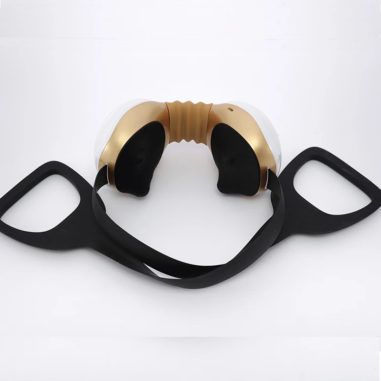 Tragbarer kabelloser 2000 mAh 3,7 V USB-beheizter Massagegürtel Shiatsu Ganzkörper- und Nacken-Taillenmassagegerät mechanisch für den Heimgebrauch im Büro