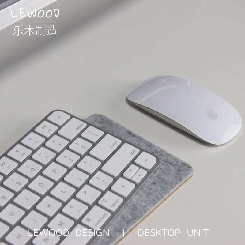 Magic Keyboard Pad Customized Cork Felt Keyboard Pad Silent Shock Absorption Gaming Office Mechanical Keyboard Accessories Gift