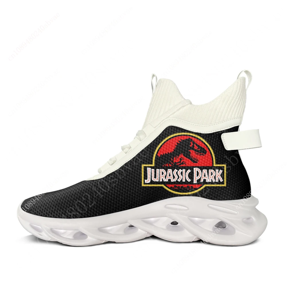 

Dinosaur World Jurassic Park High Top Sneakers Mens Womens Sports Running Shoes Sneaker Lace Up Mesh Footwear Custom Made Shoe