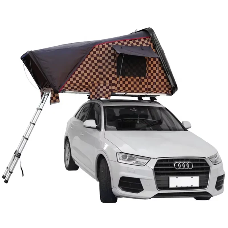 High Quality Hard Shell Roof Tent Outdoor Camping Folding Roof Top Tent for Car SUV Truck Travel Adventure