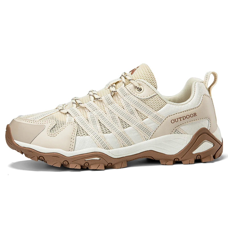 

Casual Sneakers Women Low-top Lace-up Shock-absorbing Sports Shoes Men Comfortable Wear-resistant Breathable Hiking Shoes Women