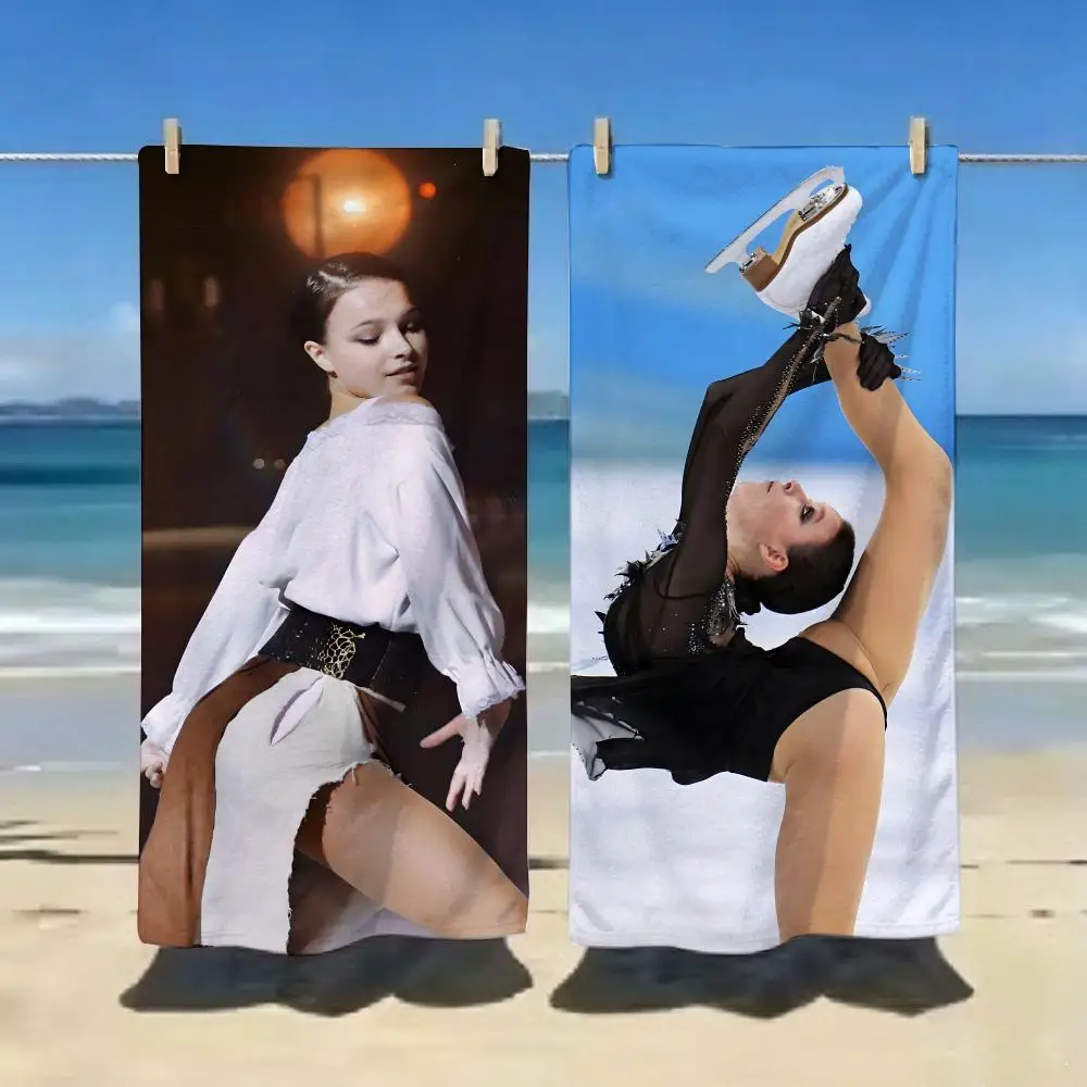 Celebrity A-AnnaS ShcherbakovaS Towel ultra-fine fiber quick drying absorbent bath towel, outdoor swimming sports towel
