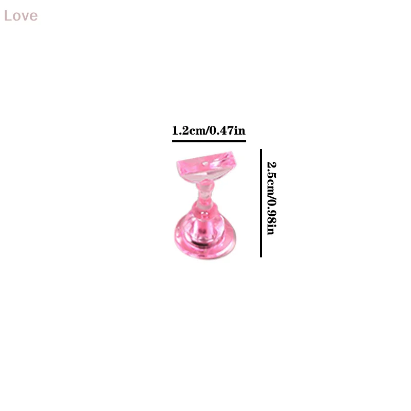 1개 네일 디스플레이 아크릴 네일 디스플레이 스탠드 팁 홀더 자석 네일 연습 스탠드 손톱 DIY 네일 스탠드 도구