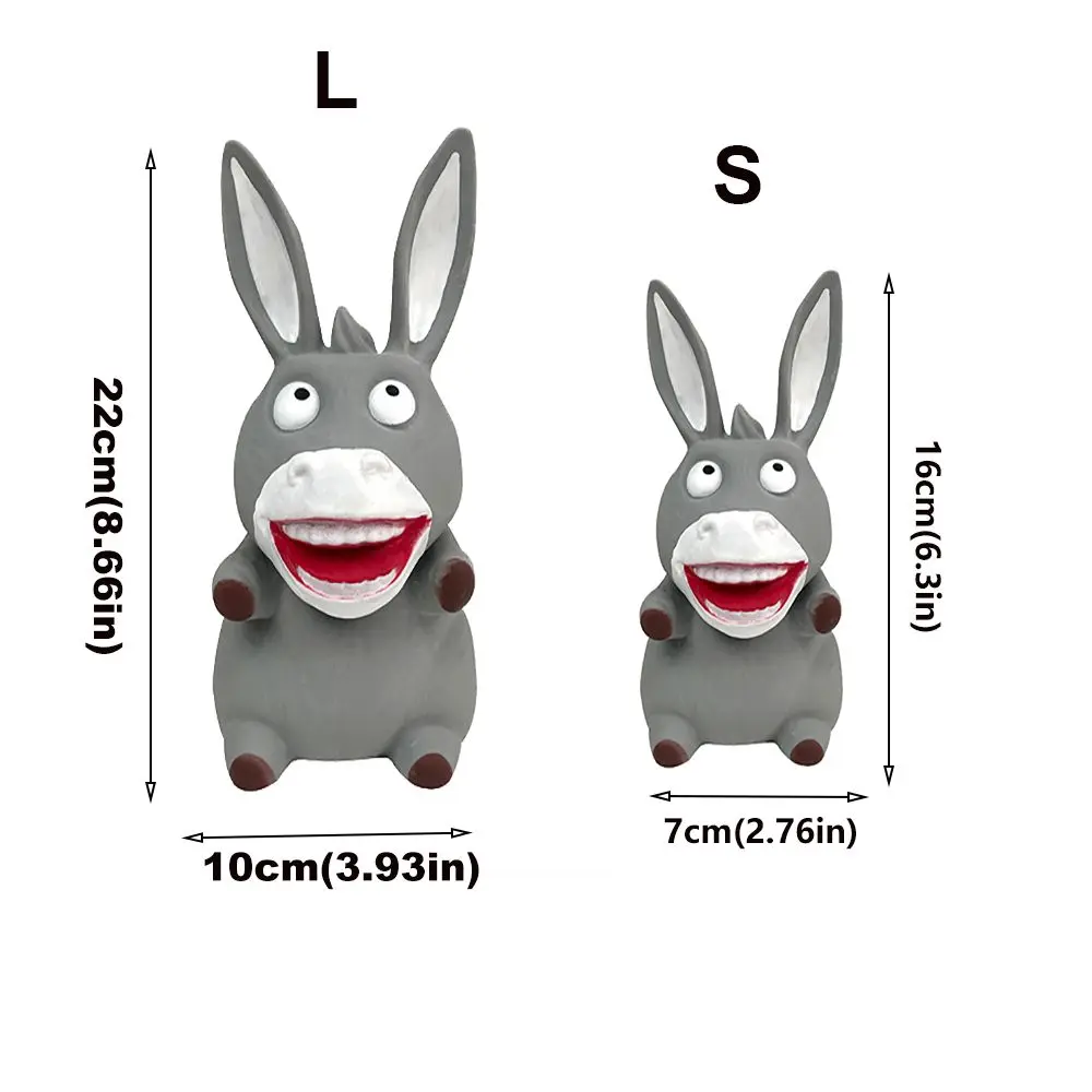 Cute Indestructible Squeeze Donkey Slow Rising Stress Relief Silicone Soft Material Donkey Shape Squeeze Creative Prank