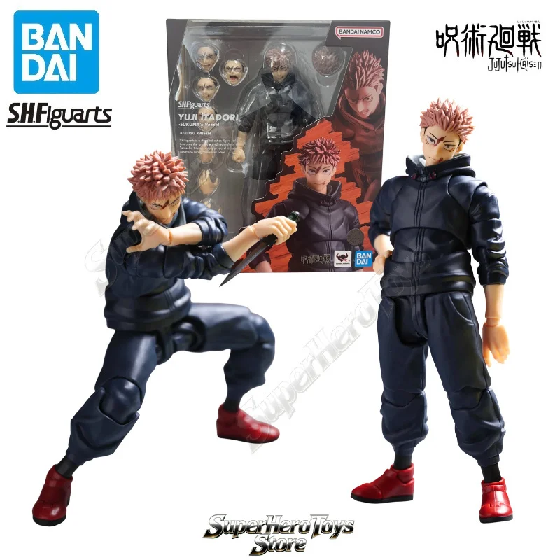 Bandai S.H.Figuarts SHF Yuji Itadori 24-hour Shipping 100% Original the Tool of Su Nuo JJTKS Figure Model Toy Collectible Gift