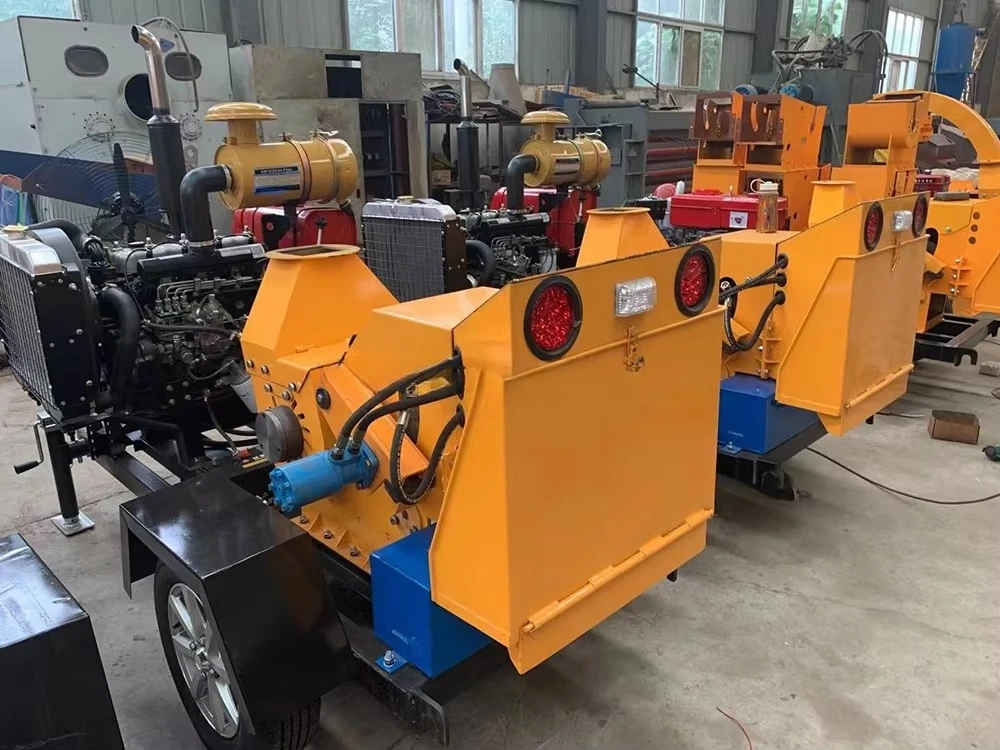 Forestry Machinery Heavy Duty Industrial Max Power Big Wood Chipper Machine Tree Branch Wood Chipper