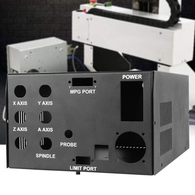 HOT-NCB02 CNC Control Box,CNC Control Box Empty Shell,Iron CNC Router Engraving Machine Control Box Shell, Easy Installation