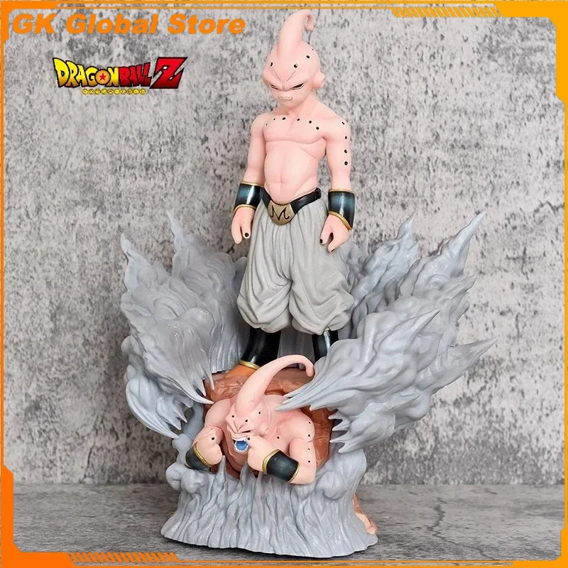 

10cm New Dragon Ball Anime Figure Majin Buu Peripheral Model Setting Up The Stage Statue Decoration Ornaments Birthday Gifts Toy
