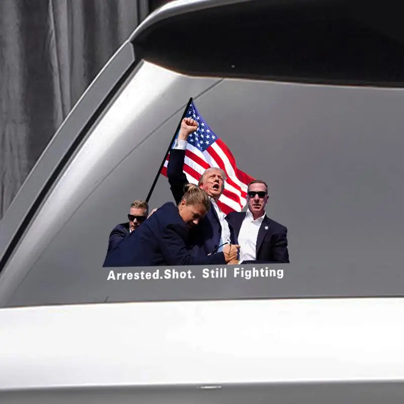President Autostickers 2024 Voertuig Stickers Sticker Sticker Sticker Waterdichte Veelzijdige Indoor Gebruik Buitenshuis 2024 President Verkiezingsstickers