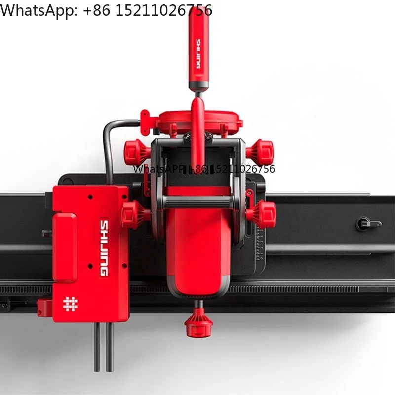 3600mm Large Slab Tile Cutter 45 Degree Chamfer Portable Track Dust-free Granite Stone Miter Vertical Tile Cut Machine