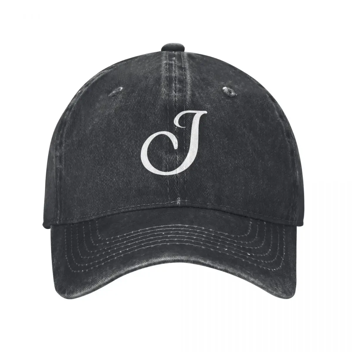 Trendy Letter J Initial A To Z Alphabet Baseball Cap Sun Hat For Children Dropshipping Summer Hat New Hat Luxury Woman Men's