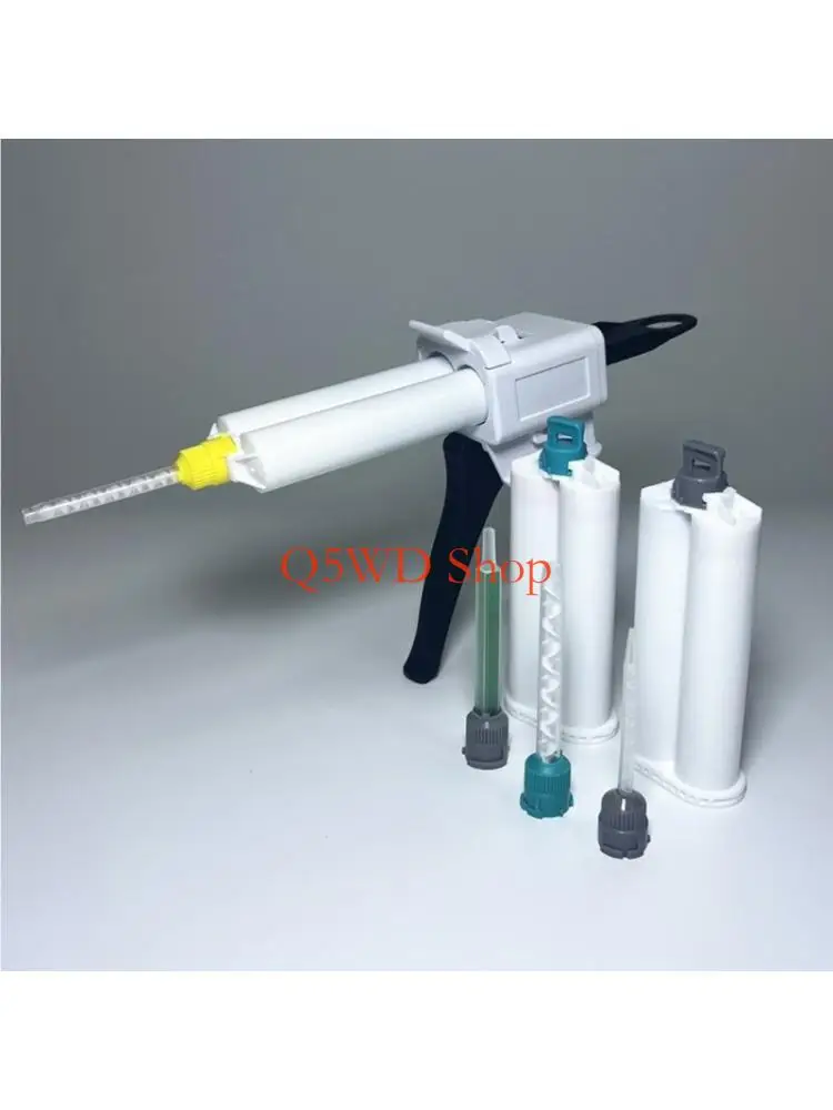 Q5WD Fficient 50Ml Epoxy Resin Cylinder With 1:1 Mixing Nozzle For Dental Applications
