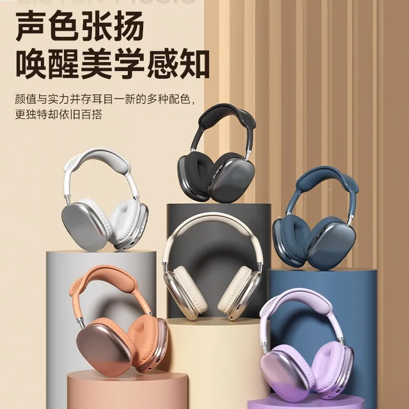 Newest Headphone Wireless Bluetooth Headset With Mic Noise Cancelling Headsets Stereo Sound Earphone Sports Gaming Headphones