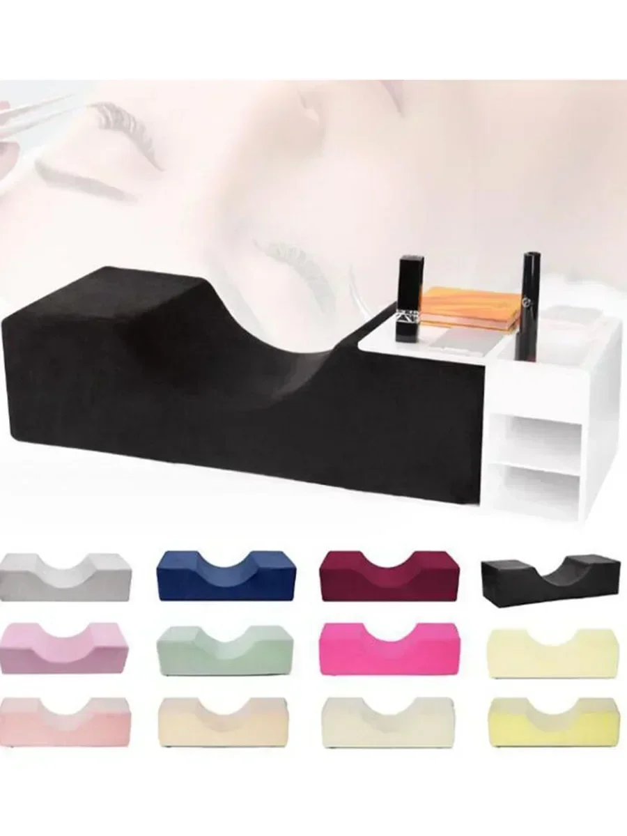Travesseiro profissional para cílios, suporte para pescoço, travesseiro macio para enxertia de