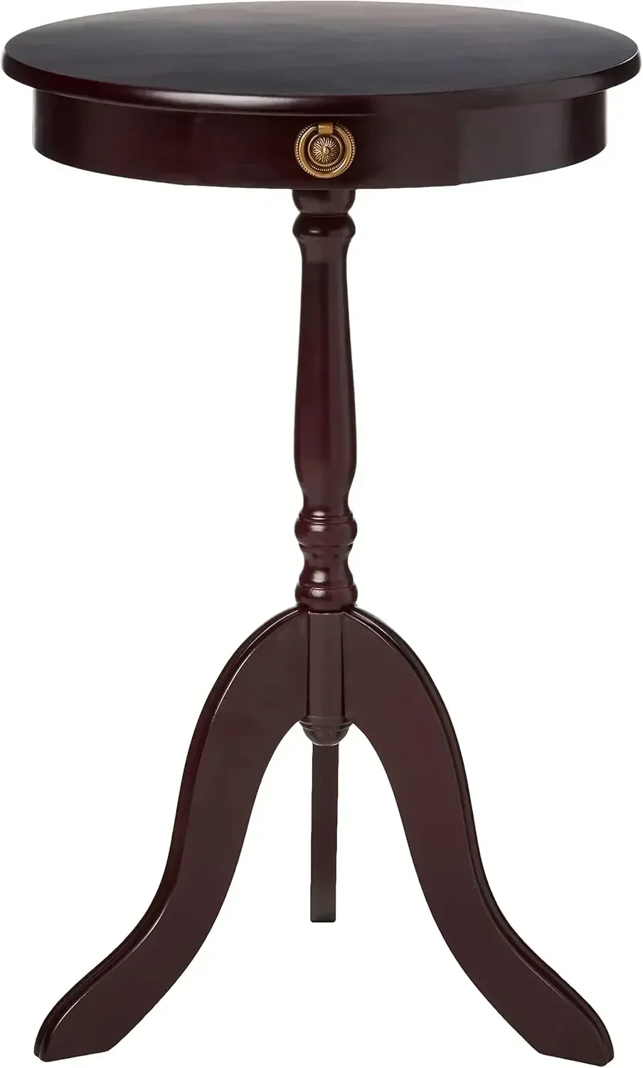 

Стол, 15,76 x 15,76 x 24,82 дюйма, цвет красное дерево