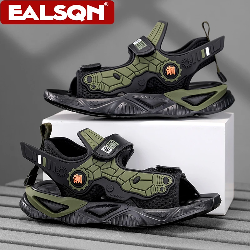 

Summer Kids Outdoor Non-Slip Sandals 5-16Years Old Boys Fashion Sport Beach Shoes Breathable Children Casual Walking Sandials
