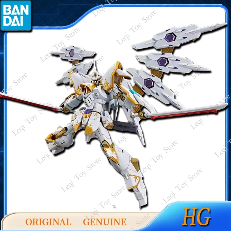 بانداي الأصلي حقيقية HG GUNDAM الأسود فارس فرقة Ca-re.A أنيمي عمل أرقام لعب للأطفال هدية التجمع نموذج الحلي