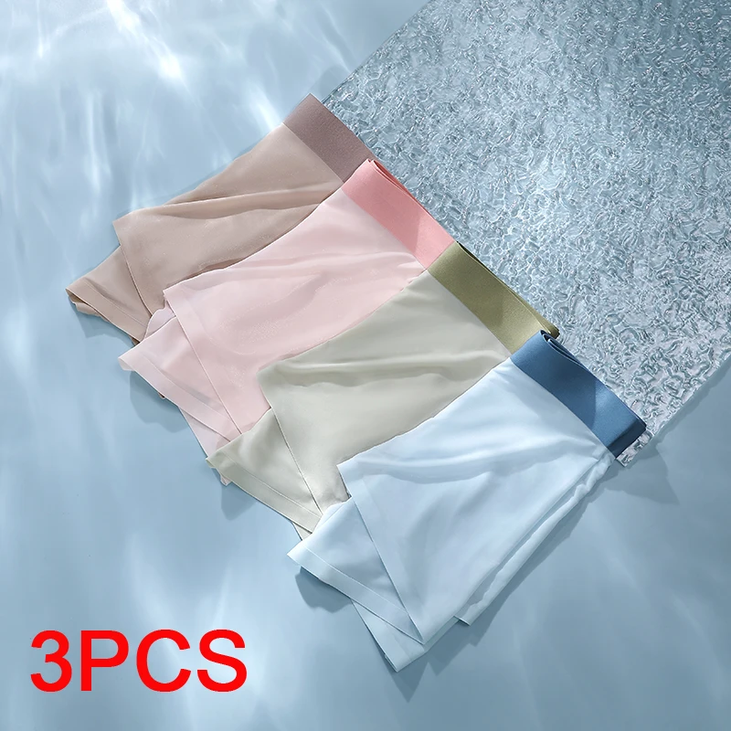 

Спортивные мужские трусы-боксеры, модные мужские трусы из тонкого ледяного шелка, подарки для мужчин, спортивные боксеры, мужские шорты, мужские трусы-боксеры, трусы