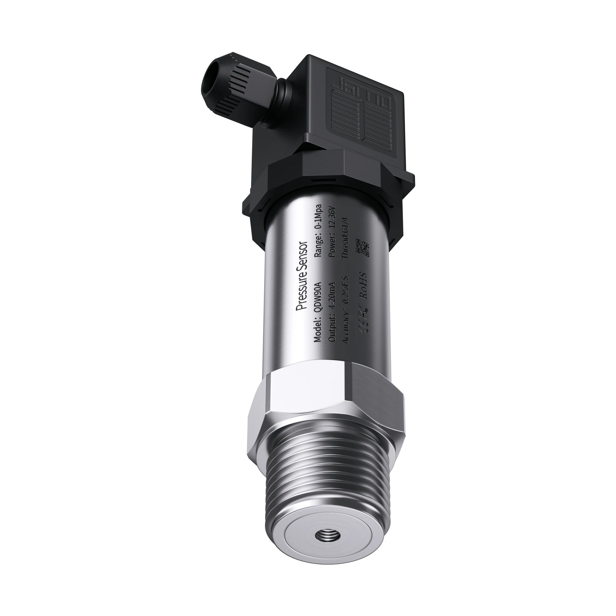 Transmisor de presión RS485 0-10V 0-5V 4-20mA 0-400bar 0-600bar Sensor de presión transductor NPT1/4 transmisor de presión de aire y agua