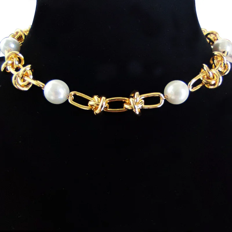 Withered Hip Hop Necklace Niche 18k Gold Necklace Simple Collarbone Chain Jewelry Necklace Necklaces For Women