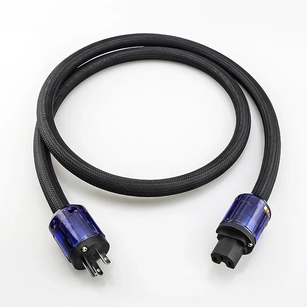 Audiocrast 4N OFC Copper Hifi Audio US Power cord cable hifi AC Power cable US Power cable Preamplifier