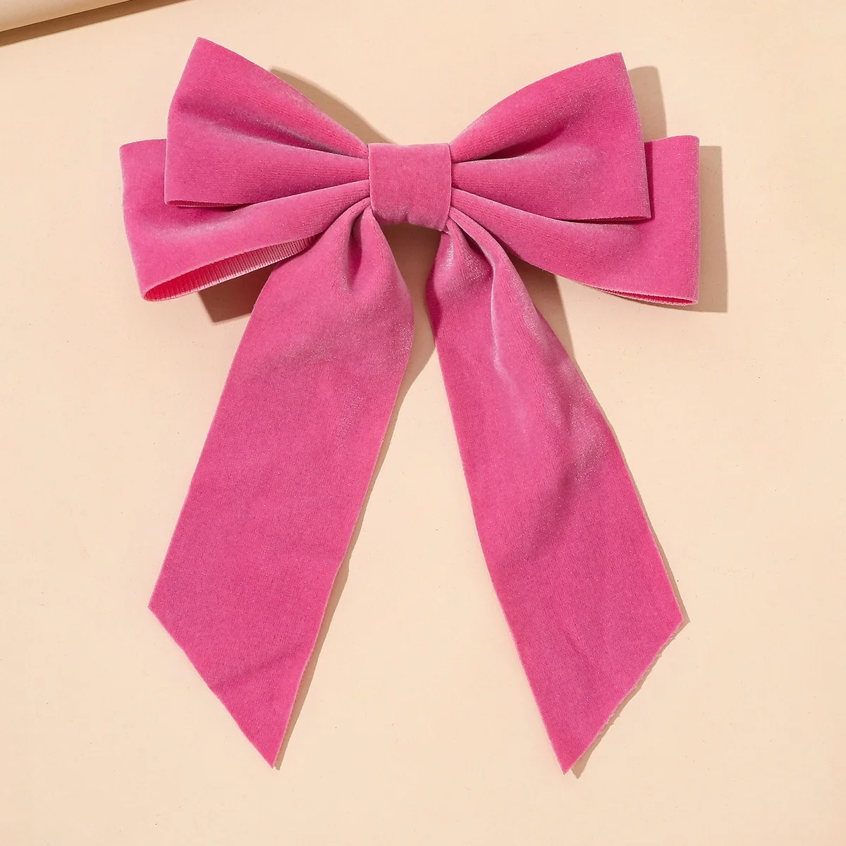 1Pcs Pink Bow Hair Claw Clips for Women Girls Strong Hold Big Hair Barrettes Cute Nonslip Hair Accessories for Thin Thick Hair