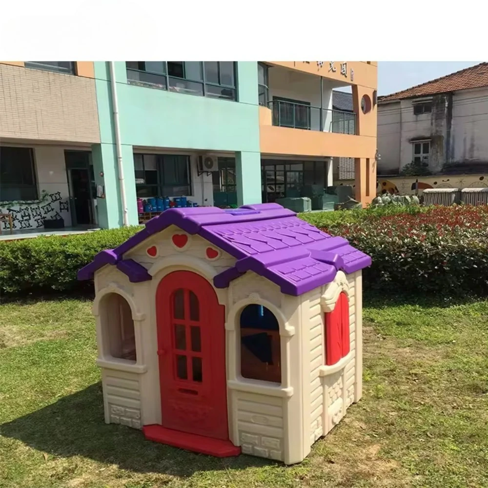 Factory Direct 2026 Children's Plastic Chocolate Pink Happy Play House