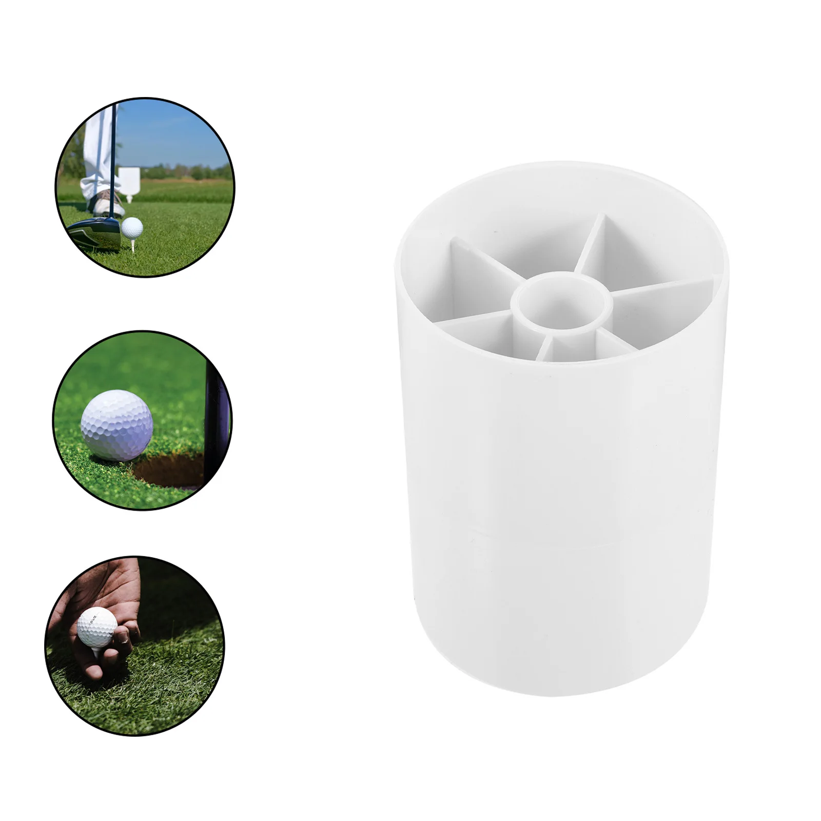كوب وضع ثقب الجولف، أداة تدريب لمعدات الجولف البلاستيكية عالية الجودة، كوب بديل لثقب الجولف باللون الأخضر #5