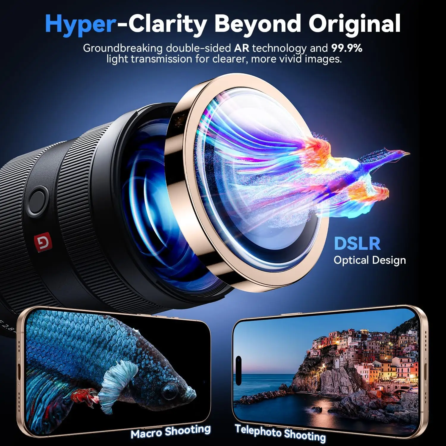 Desert Titanium Tempered Glass Camera Lens Protector Cover For iPhone 16 Pro Max 15 Plus 14 16Pro 16Plus Protection Accessories
