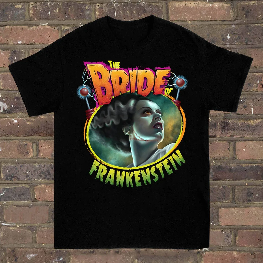 Bride of Frankenstein T Shirt 100 Cotton S 4XL YI234