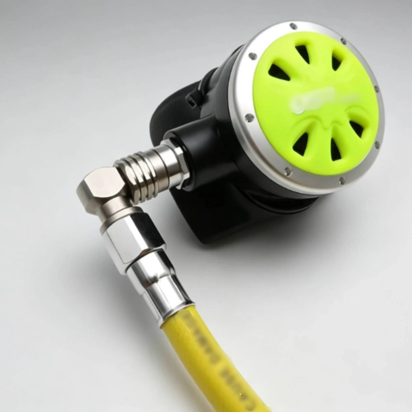 Diving Hose Elbow Adapter Titanium Alloy Scuba Regulator Elbow 90-Degree Diving Hose Adapter Compact Corrosion-Resistant view 6