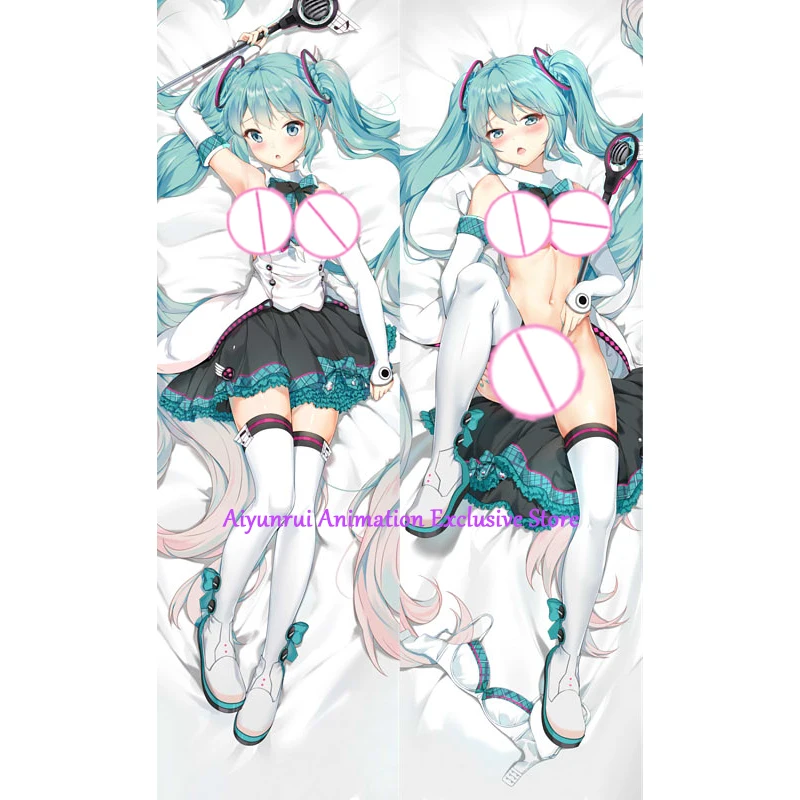 

Подушка-обнимашка Dakimakura Anime Miku 2 с боковым принтом, подушка, постельное белье, Декор, наволочка 2024