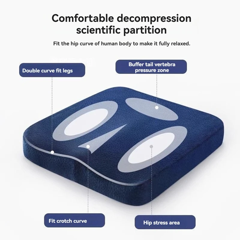 Ergonomic Memory Foam Office Cushion Car Office Seat Cushion Anti Hemorrhoid Cushion Chair Cushion Memory Foam Cushion