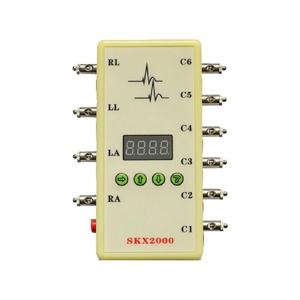 SKX-2000C ECG Simulator, Precision ECG Signal Generator, Medical Calibration Device for ECG Machine Testing