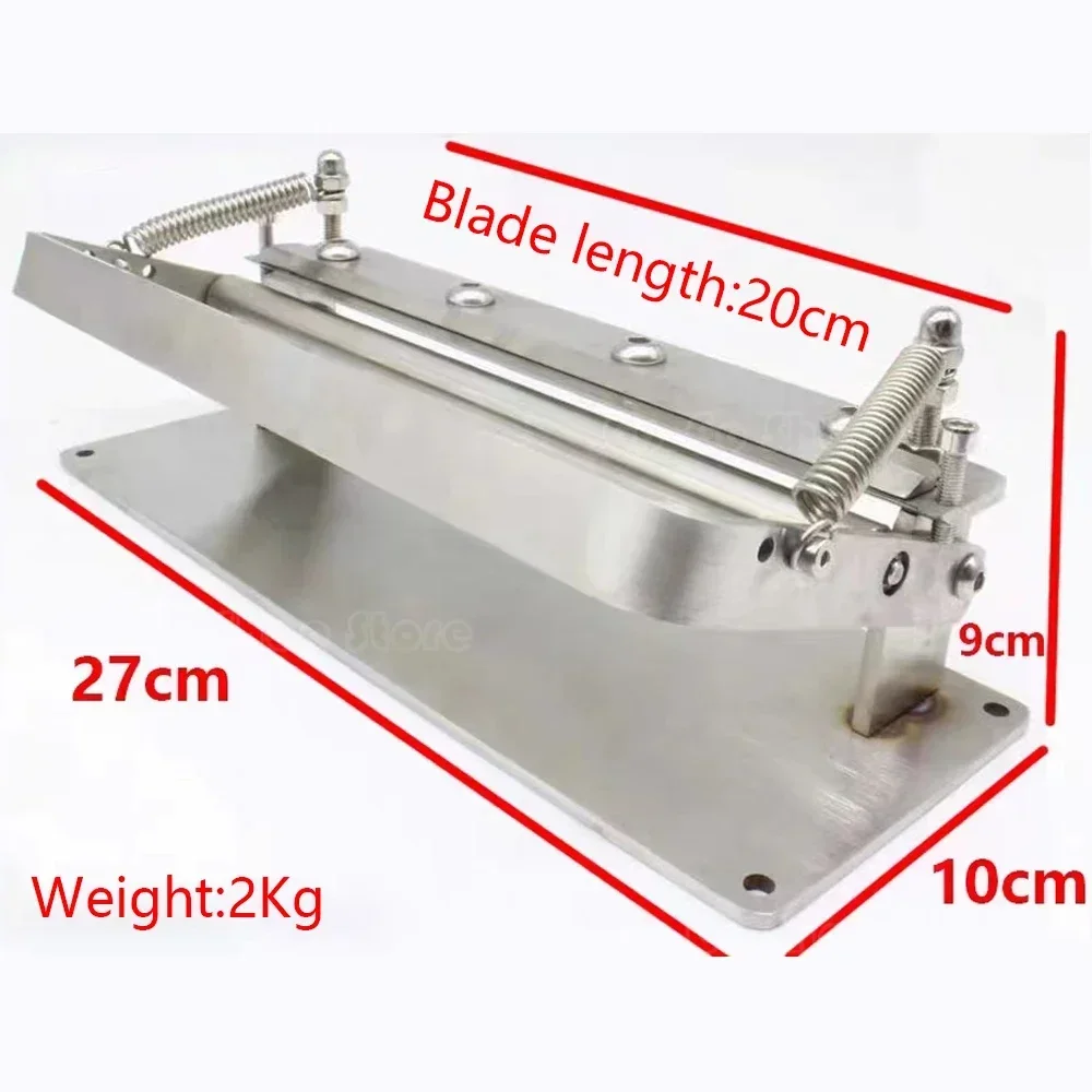 Portable Manual Leather Peeling Machine Stainless Steel Leather Shoveling Peeling Machine Cowhide Sheet Leather Separation Tool