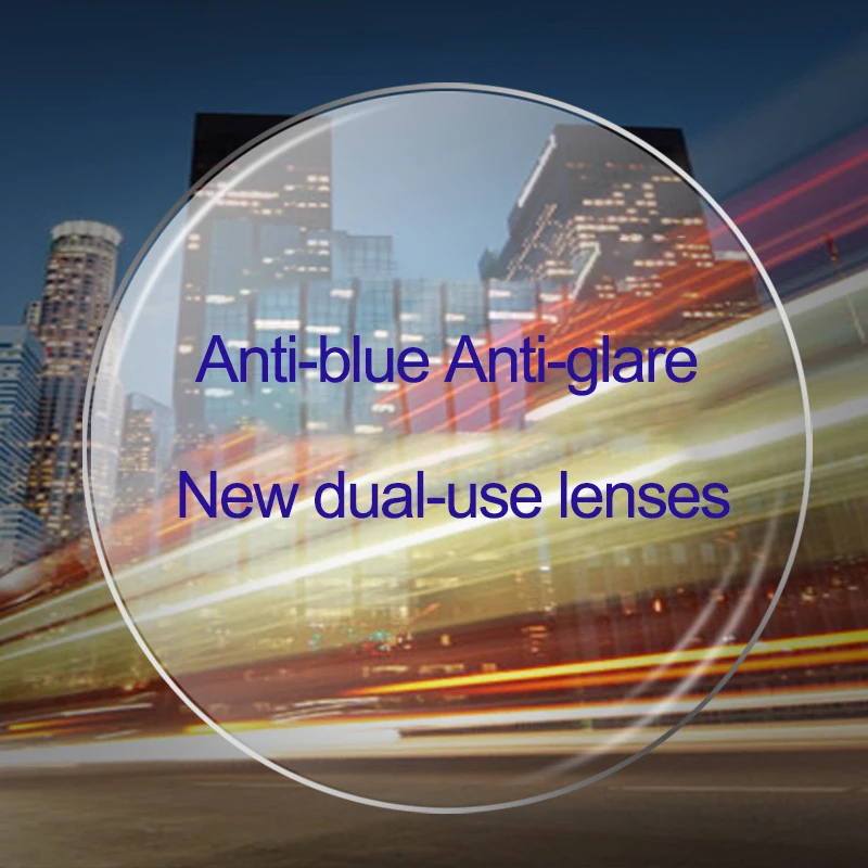 

Антибликовые линзы из смолы с защитой от синего света для очков, подходят для вождения днем и ночью, обеспечивают четкое зрение, защита от отражений.