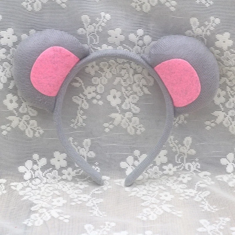 Children Boys Girls Role Play Mouse Costume Accessories Mouse Ears Headband Bowtie Gloves Tail Skirts for Party Stage Wear