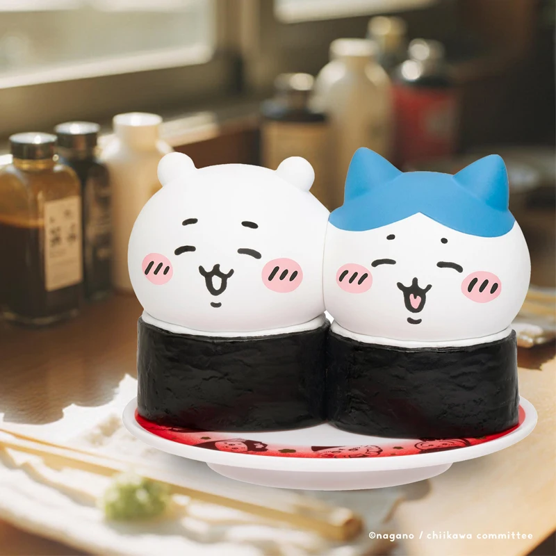 

Genuine Chiikawa Sushi Series Mystery Blind Box Kawaii Chiikawa Usagi Hachiware Figure Model Set Cute Collectible Decor Gifts