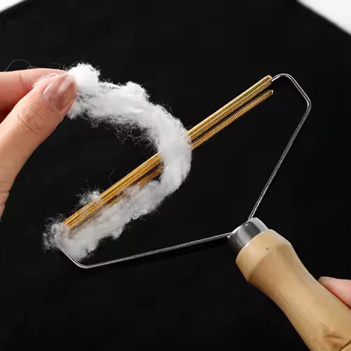 Portable Lint Remover Pet Hair Remover Brush Manual Lint Roller Sofa Clothes Cleaning Lint Brush Fuzz Fabric Shaver Brush Tool - Image 5